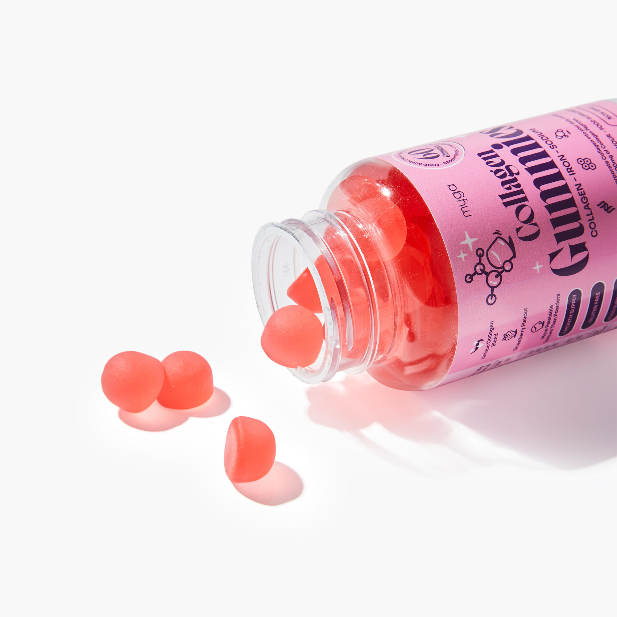 Kolagenové želé Myga Gummies Collagen 60 Jahodové 5/7