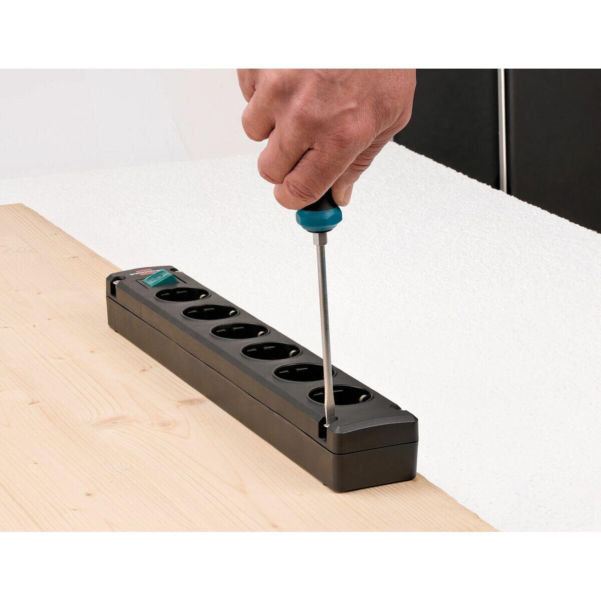 Rallonge 4 prises Schuko sans interrupteur Brennenstuhl Bremounta negra 3600 W 5/5
