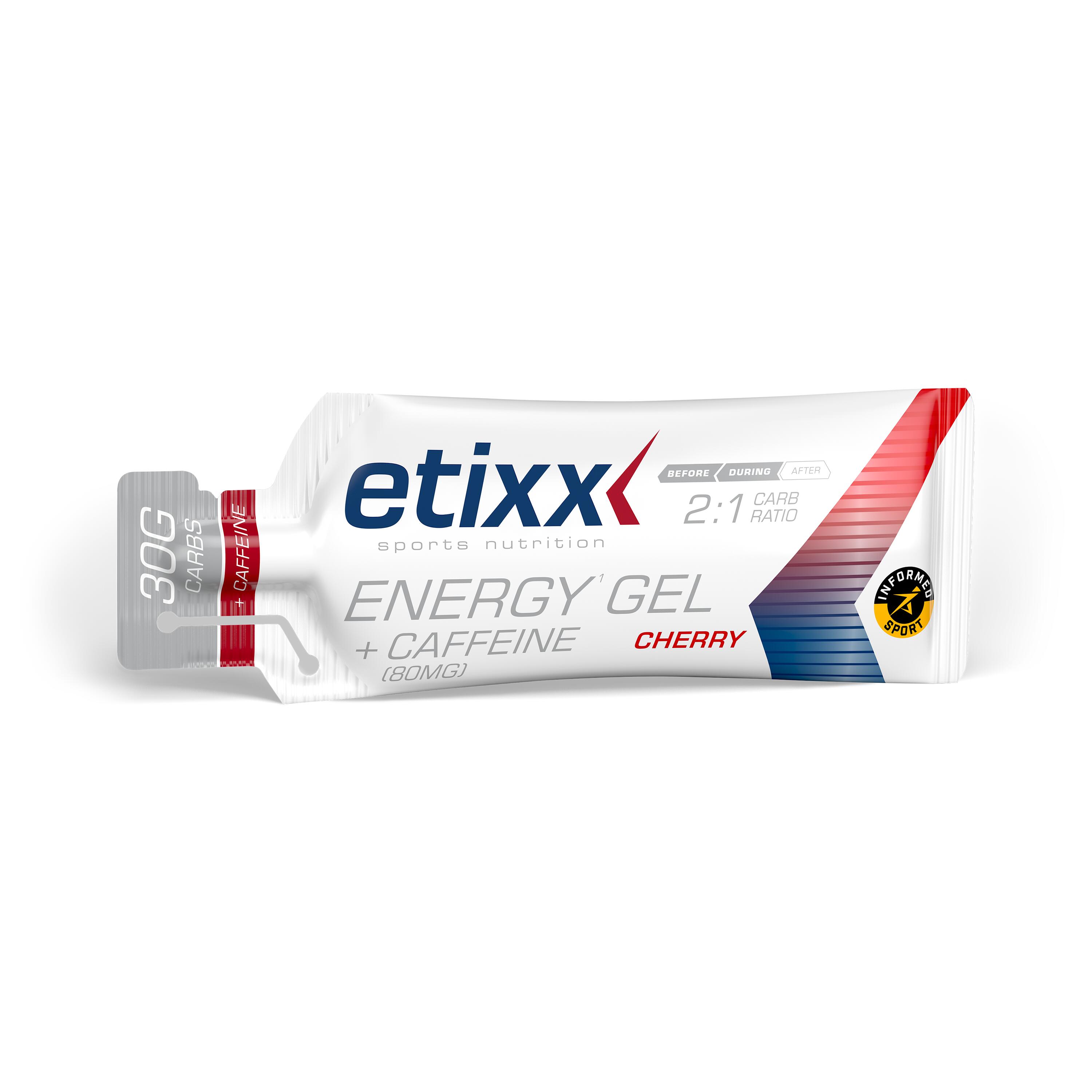 Etixx Energy Gel + Caffeine Cerise 12x40ml 4/4
