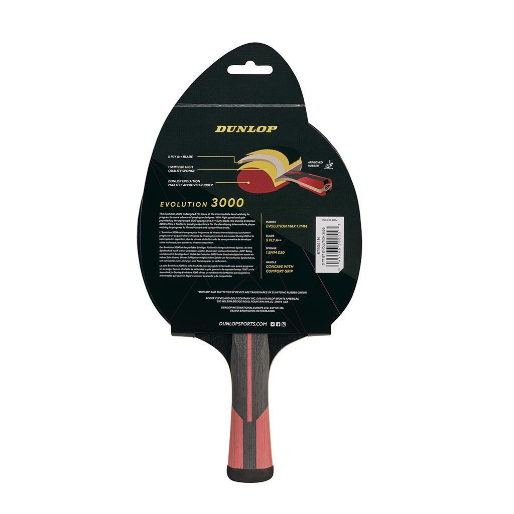 Raquette de tennis de table Dunlop Evolution 3000 4/5