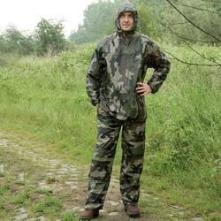 Ensemble de pluie imperméable polyester camo CE M à 3XL