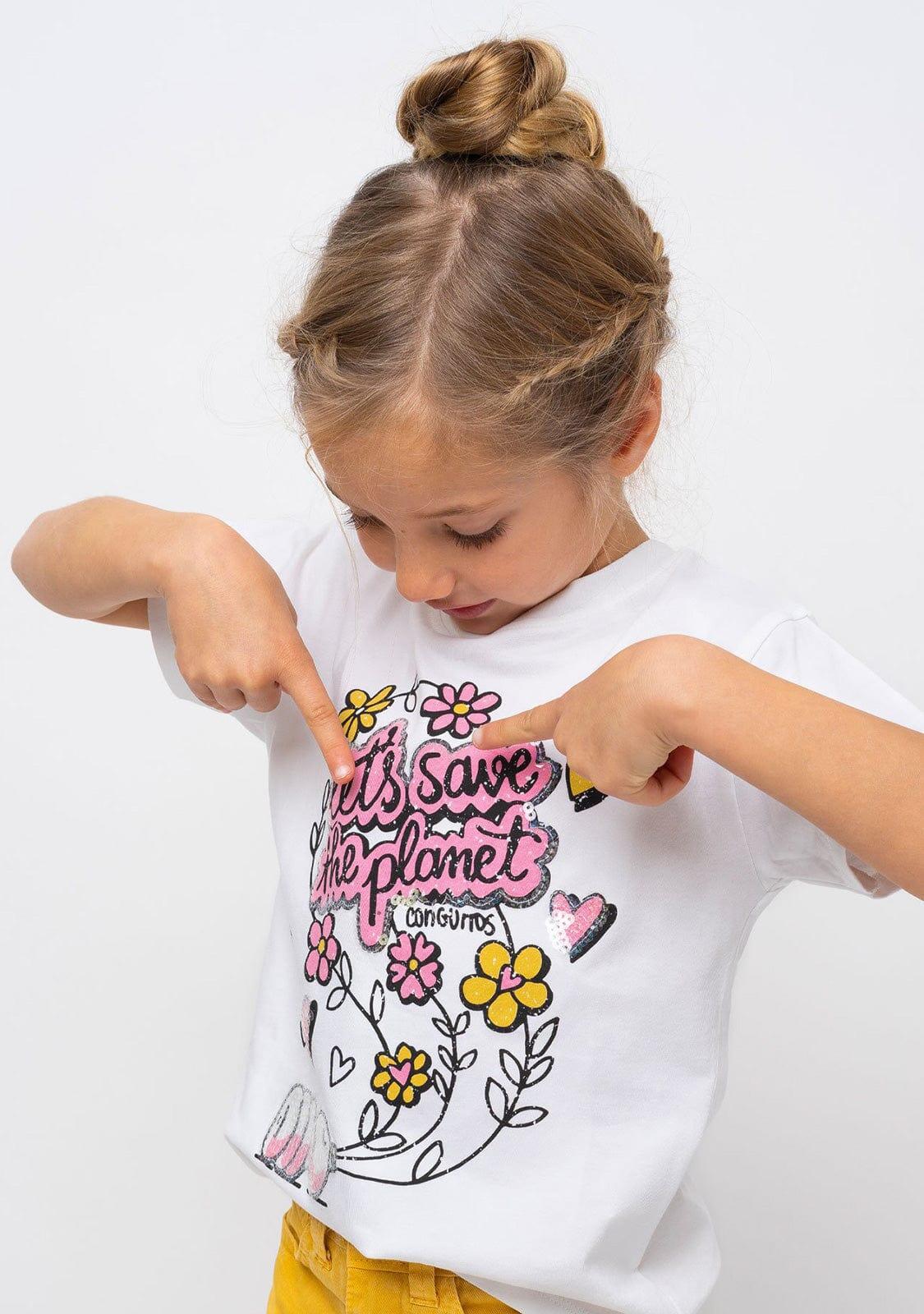 Camiseta de Niña Save the planet 3/3