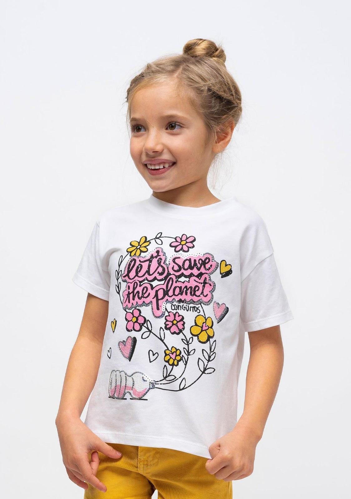 Camiseta de Niña Save the planet 2/3