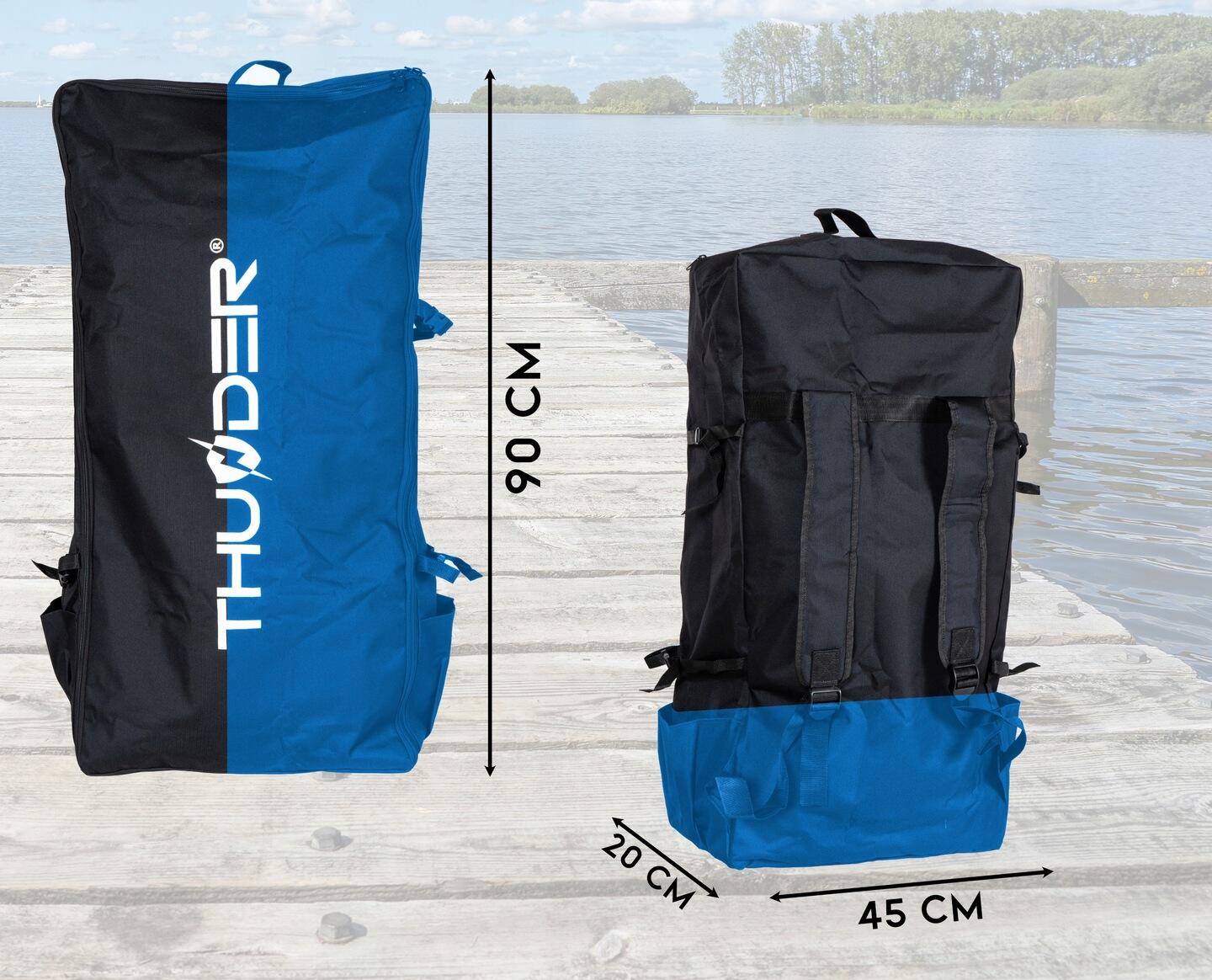 Zaino regolabile per tavola SUP Thunder 80 litri 2/6
