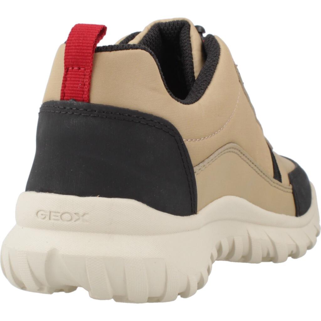 Baskets Geox Modèle J Simbyos Boy B Abx Couleur Brun Clair 3/5