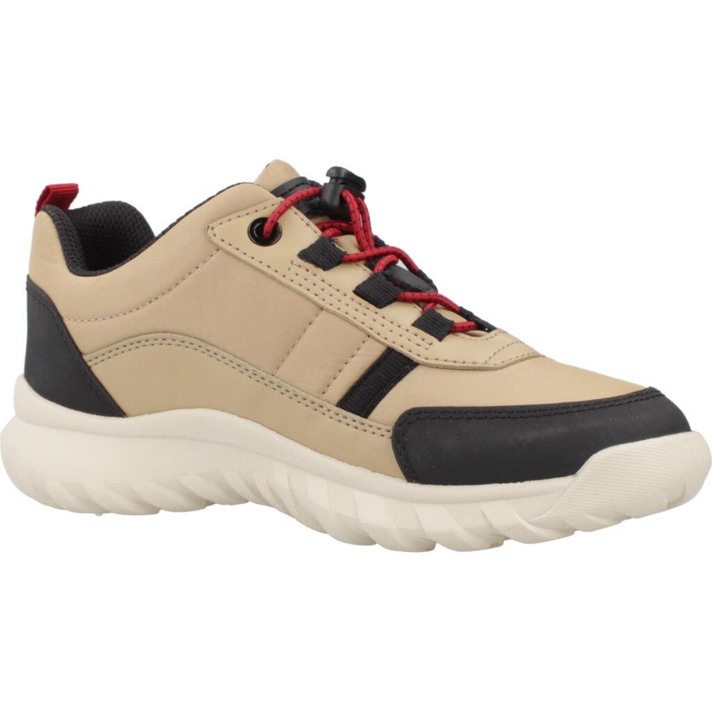 Baskets Geox Modèle J Simbyos Boy B Abx Couleur Brun Clair 5/5