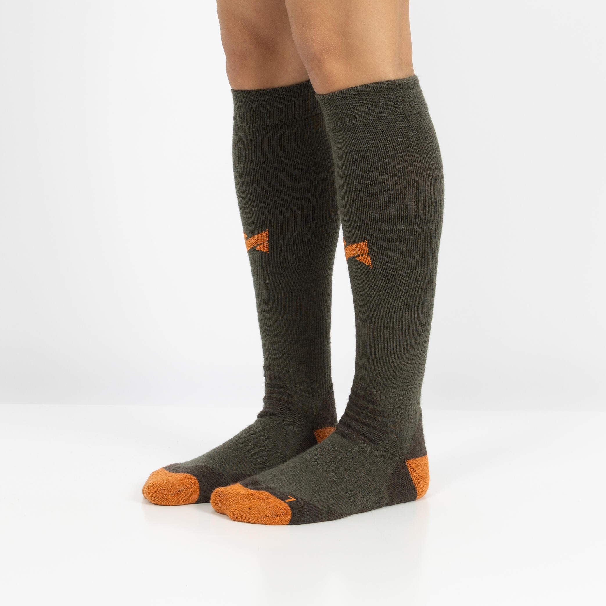 Lot de 2 paires de chaussettes de compression Xtreme Outdoor, vert multi 2/5