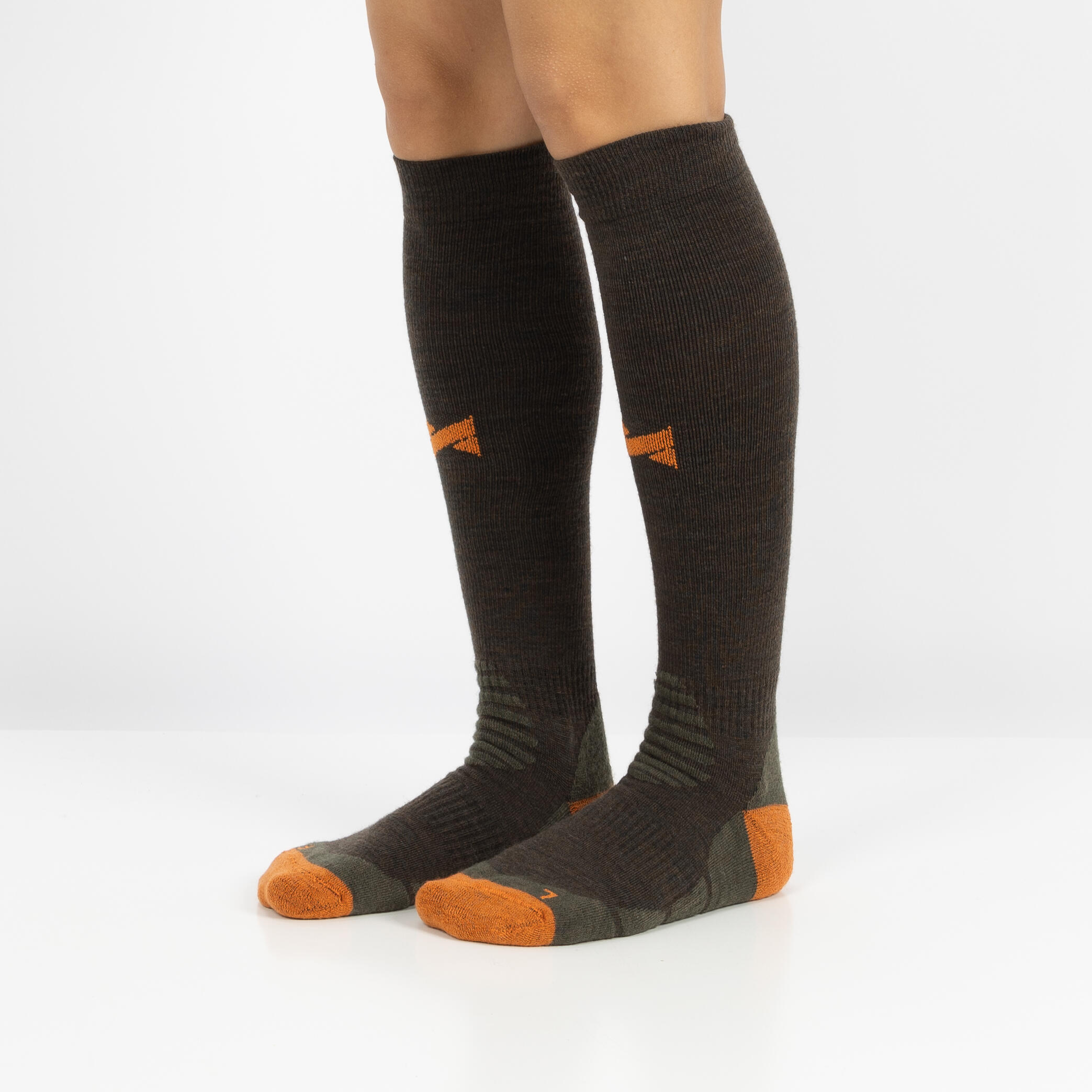 Lot de 2 paires de chaussettes de compression Xtreme Outdoor, vert multi 4/5