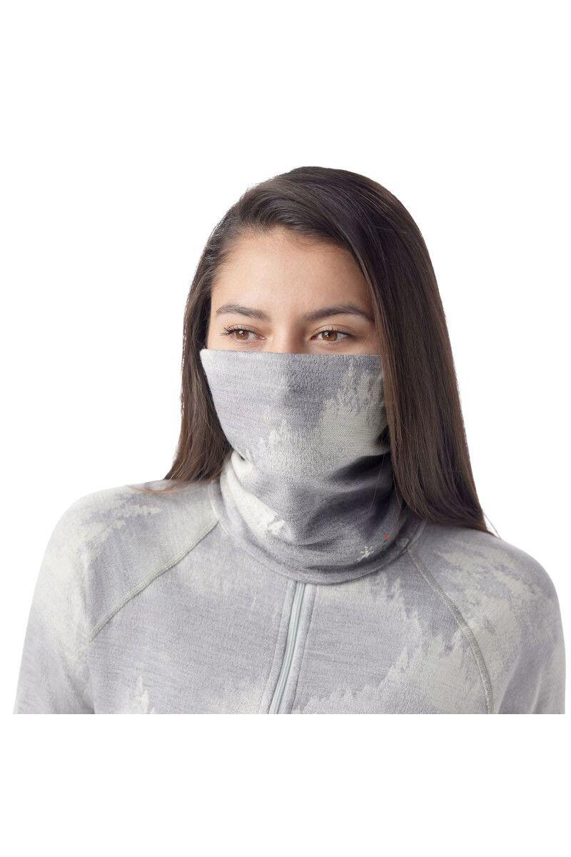 Chusta Thermal Merino Reversible - Light Gray Foggy Pines 2/2