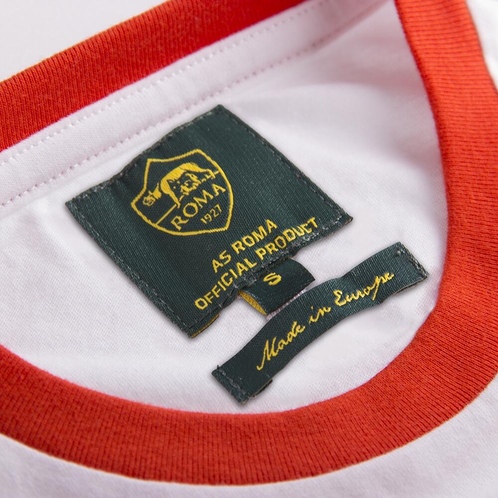 AS Roma Rétro Logo T-Shirt 3/4