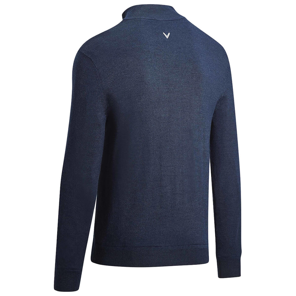 Maglia da golf da uomo Callaway Windstopper con cerniera a 1/4, colore blu navy. 2/2