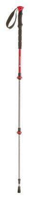 Bastone telescopico Ferrino Batura Rosso — alluminio 7075 punta tungsteno