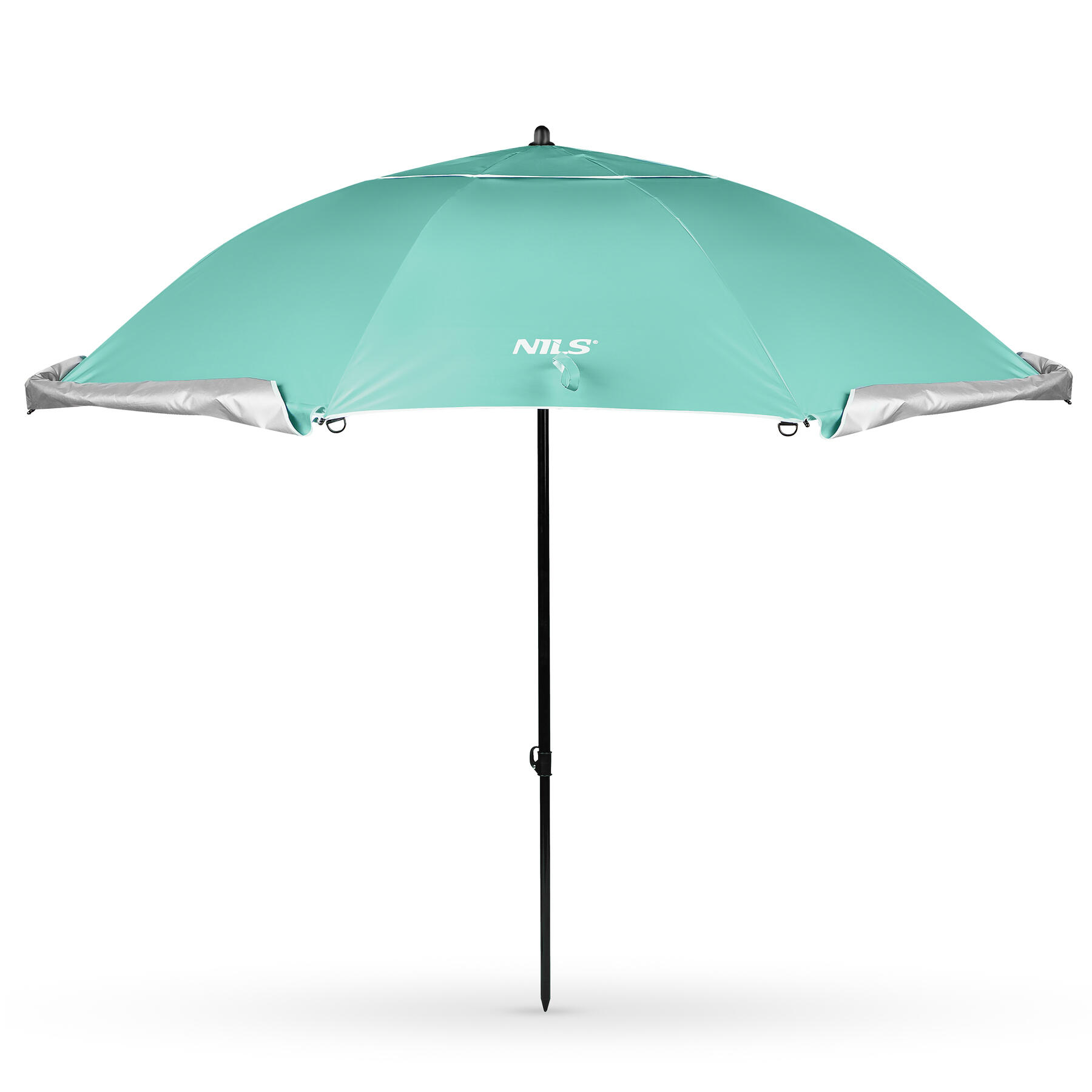 Nils Camp - Parasol/paravent De Plage 2 En 1 Xxl 240 Cm Nils Nc17114 - Pied De Parasol - Vert - No Size - Decathlon