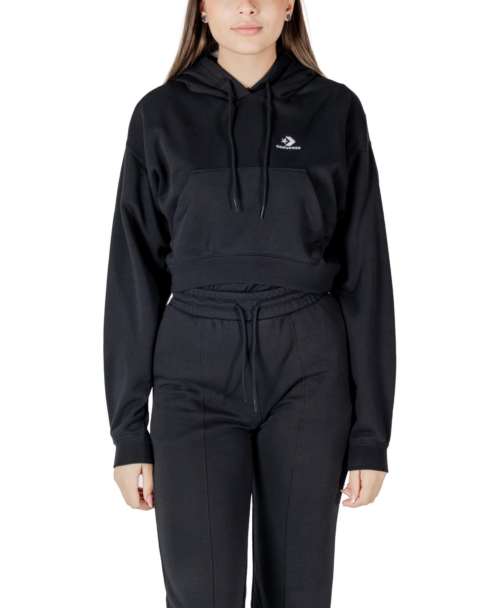 Converse Hooded Sweatshirt with Round Neck and Pocket