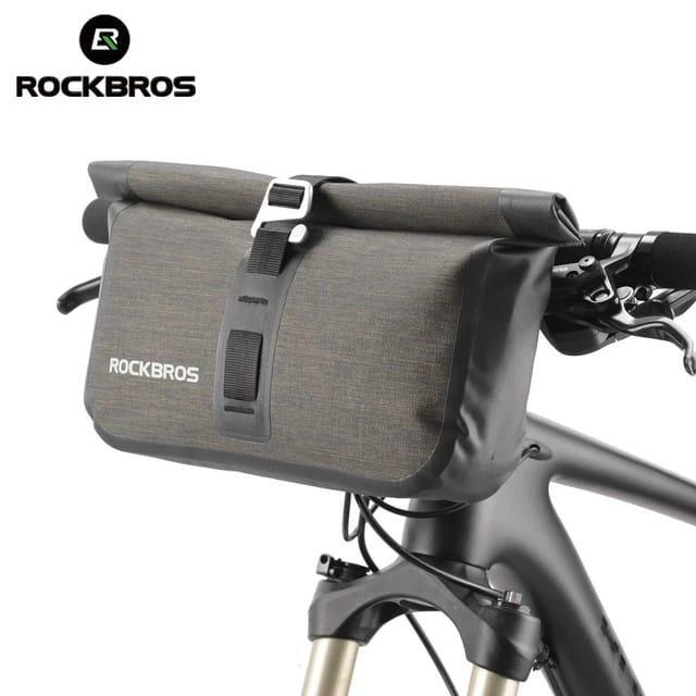 ROCKBROS Bolsa de quadro para bicicleta, impermeável e elegante