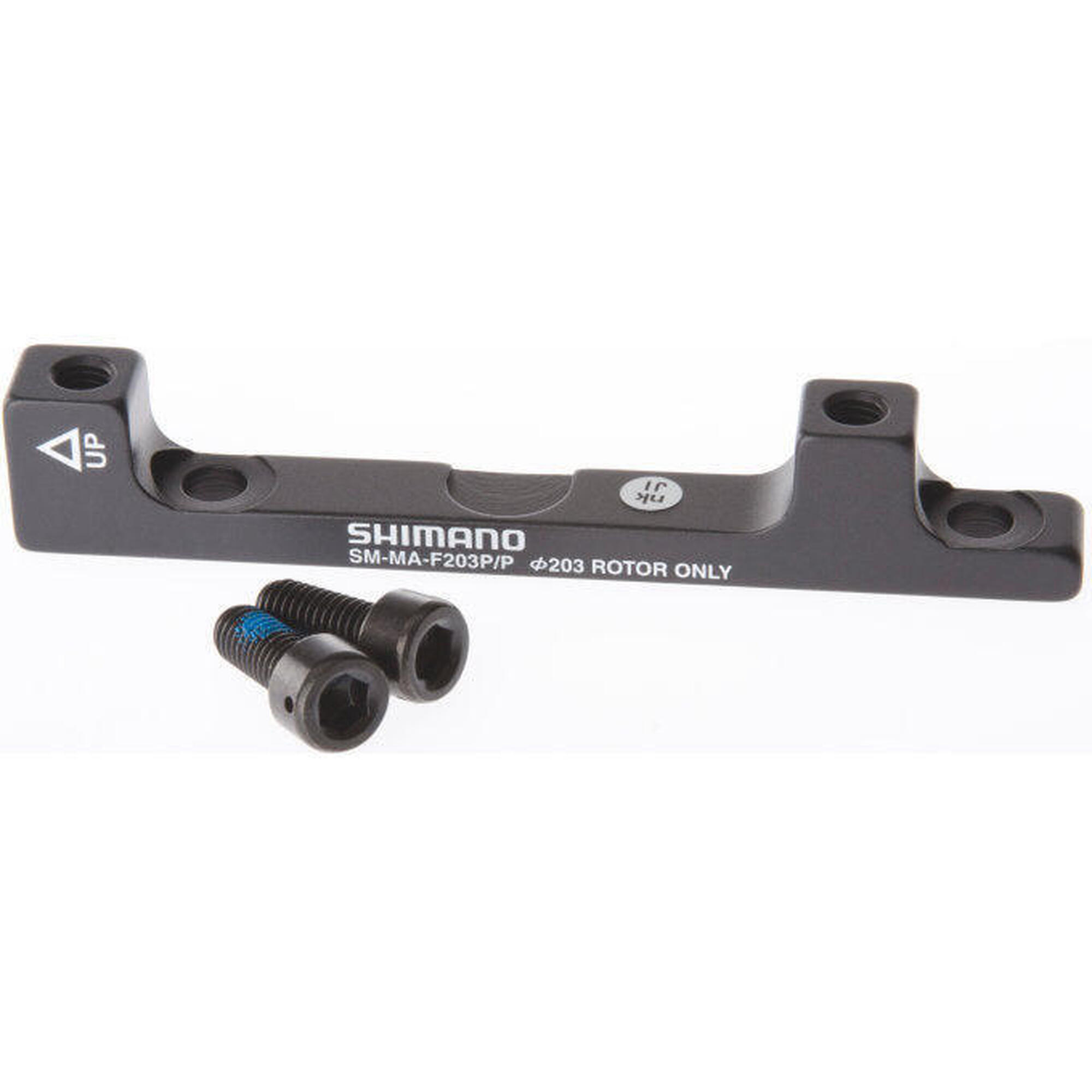 Adaptor frână față Shimano SM-MA-F203P/P cu 2 șuruburi.