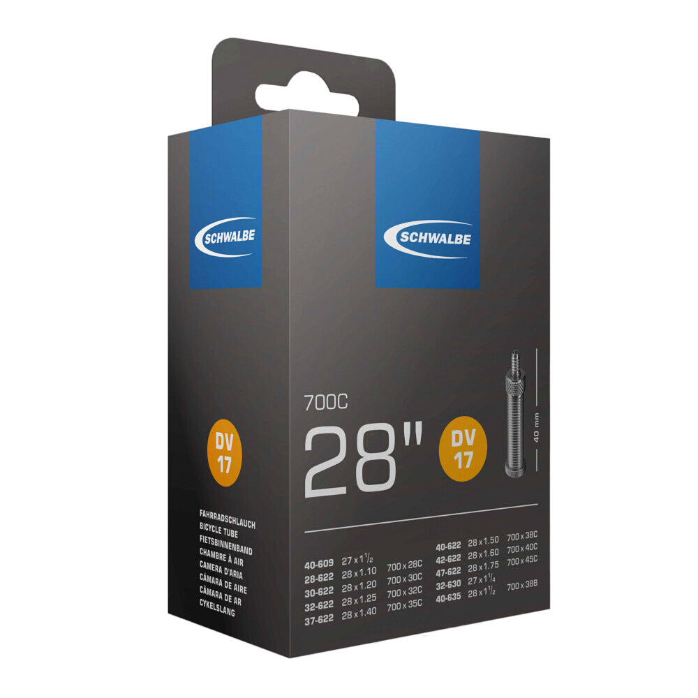 Chambre à air valve Dunlop Schwalbe Tour 27-28x1 1/8-1,75 3/4