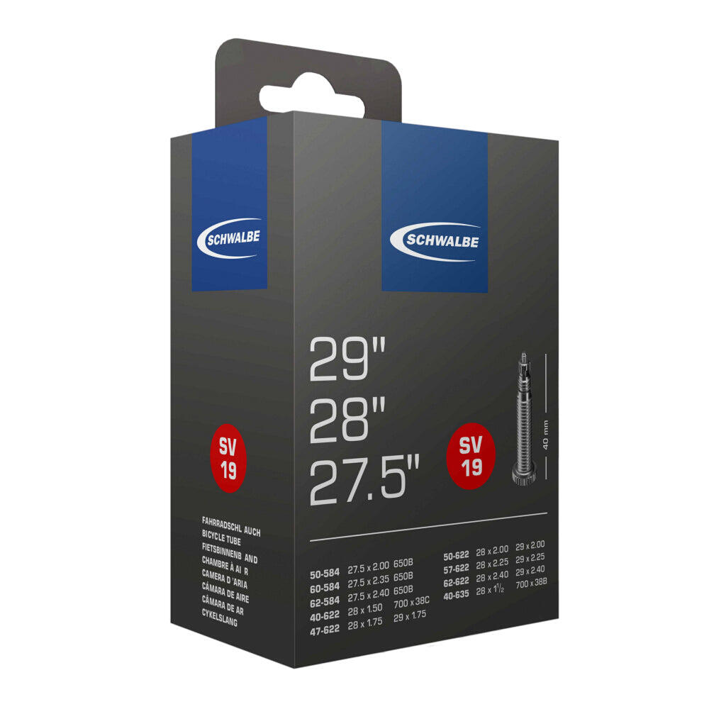 Chambre à air Schwalbe DV19 40/62-584/635 27,5, 28, 29 pouces DV 40 mm 4/4