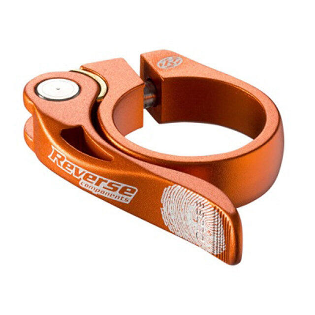 Reverse - Reverse Collier De Selle Long Life - Serrage Tige Selle - Orange - Taille Unique - Decathlon