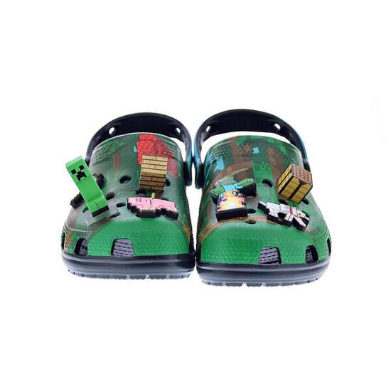 Zuecos CROCS Minecraft Cls Verde Niños