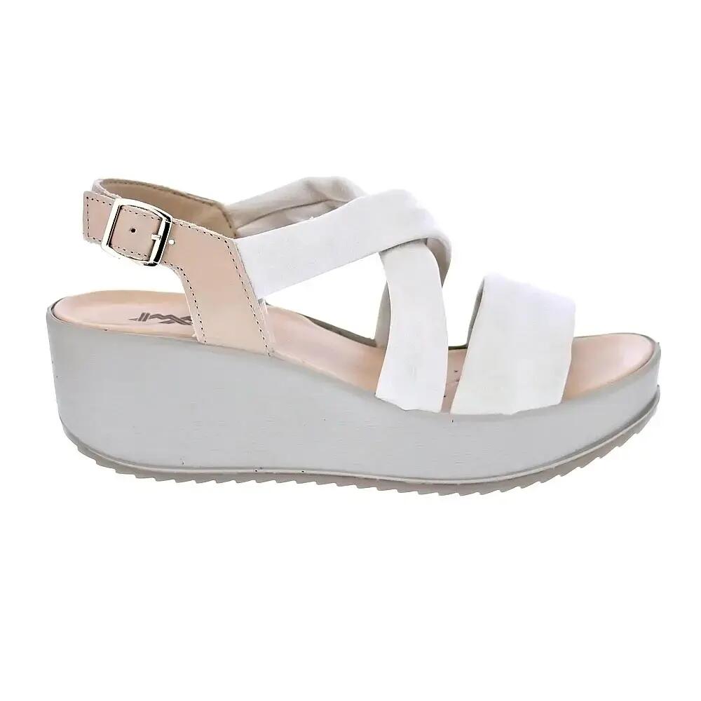 Women - Fashion - Wedge Sandals - Leather - IMAC 757610 - Sand