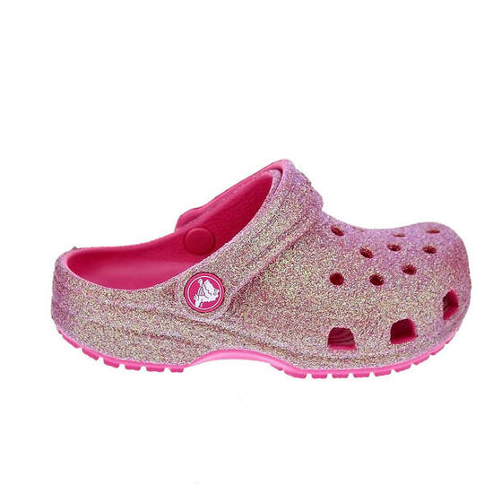 Zuecos CROCS Classic Iridescent Rosa Niños