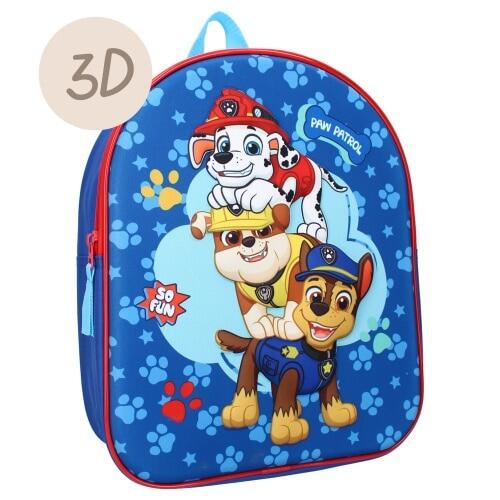 Rucsac 3d Paw Patrol never stop laughing, dimensiuni 32cm x26cm x11cm