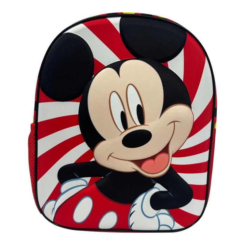 Rucsac 3D, 30x24x12 cm, bretele ajustabile si captusite, Happy, Mickey Mouse