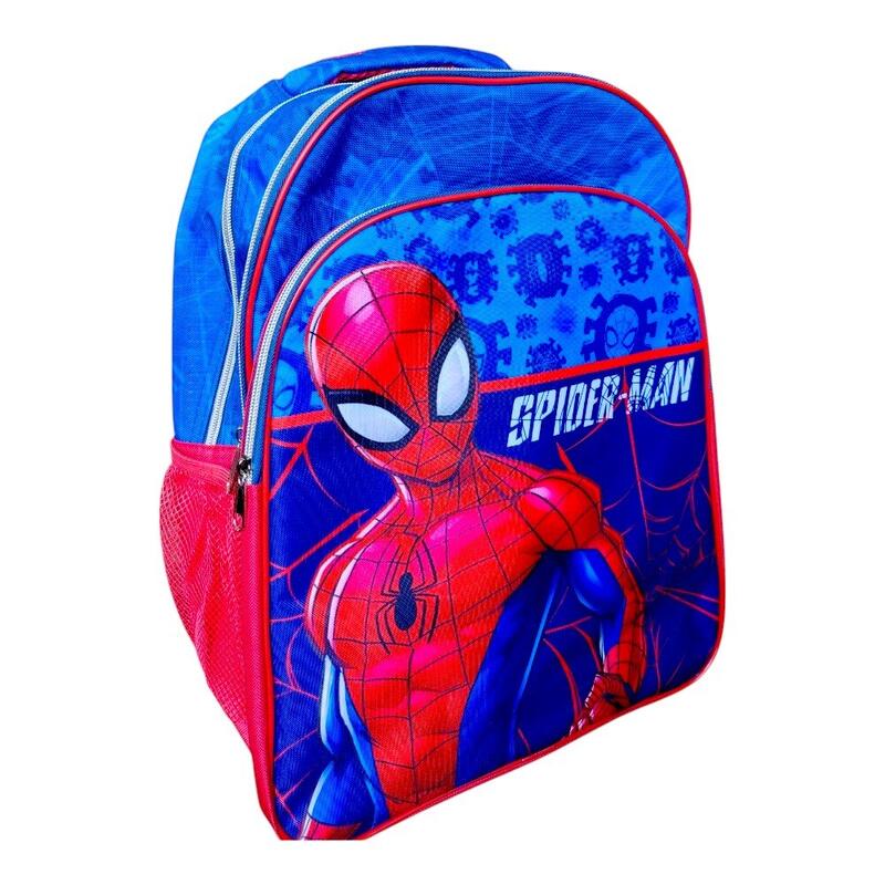 Rucsac Spiderman, 42x30x17 cm, cu trei compartimente, bretele ergonomice
