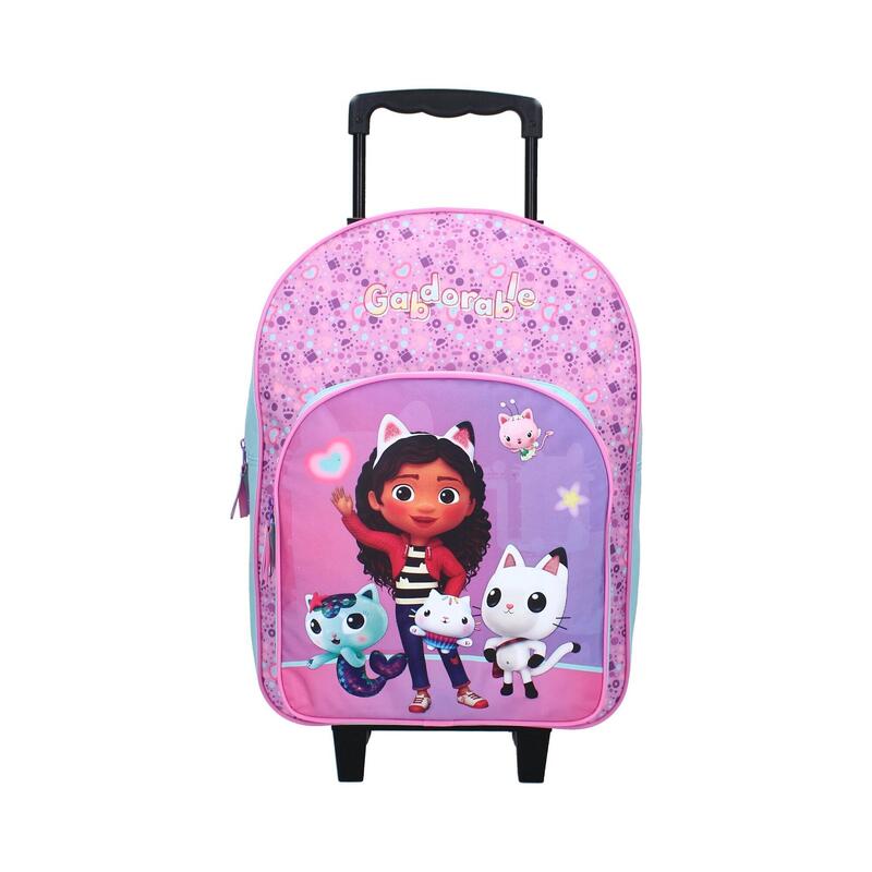 Rucsac tip Troler cu două compartimente, 45x33x12 cm, Gabby's Dollhouse