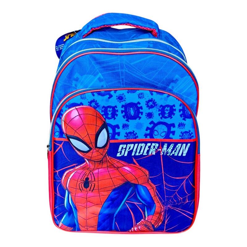 Rucsac Spiderman, 42x30x17 cm, cu trei compartimente, bretele ergonomice