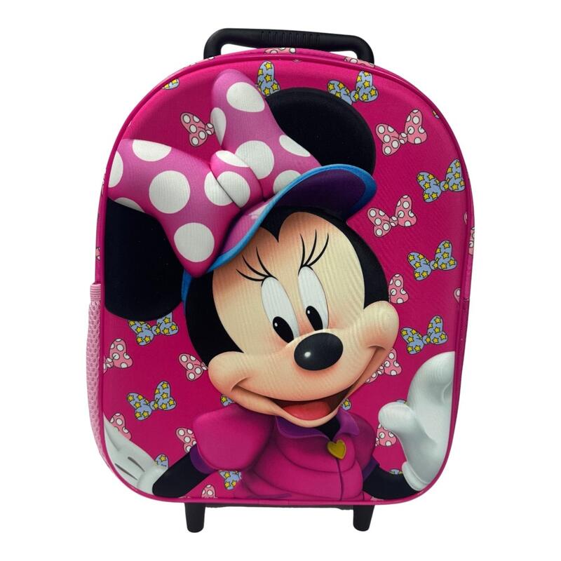 Troler 3D, 32x26x11cm, bretele ajustabile si intarite, Happy, Minnie Mouse
