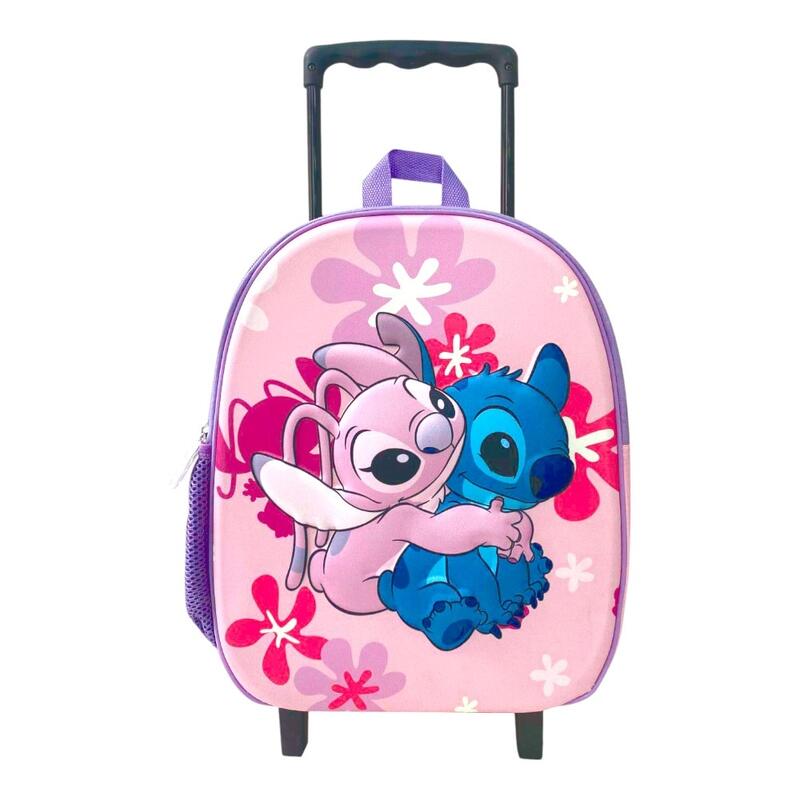 Troler 3D, 32x26x11cm, bretele ajustabile si intarite, Happy, Stitch, Disney