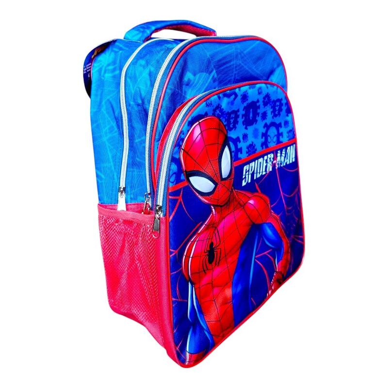 Rucsac Spiderman, 42x30x17 cm, cu trei compartimente, bretele ergonomice