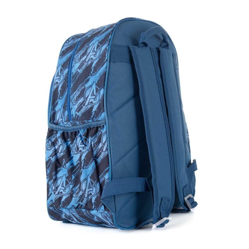 Rucsac, cu doua compartimente si doua buzunare laterale, 40x30x15 cm, Avengers