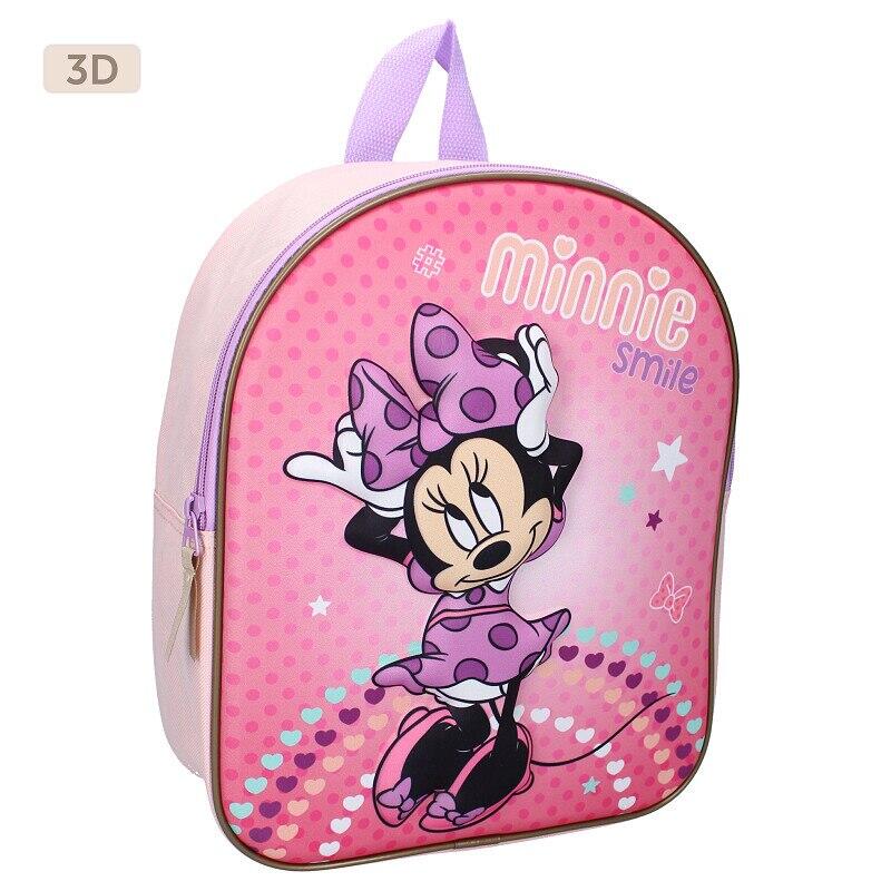 Rucsac copii 3D, Minnie Mouse, 26x32x11 cm, bretele ergonomice ajustabile