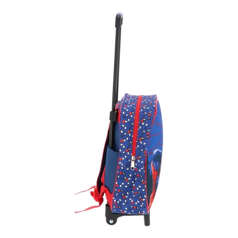 Rucsac tip Troler pentru gradinita, 31x24x10 cm, albastru, Spiderman