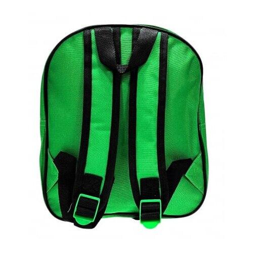 Rucsac 3D, 30x26x10 cm, verde, bretele ajustabile, Minecraft