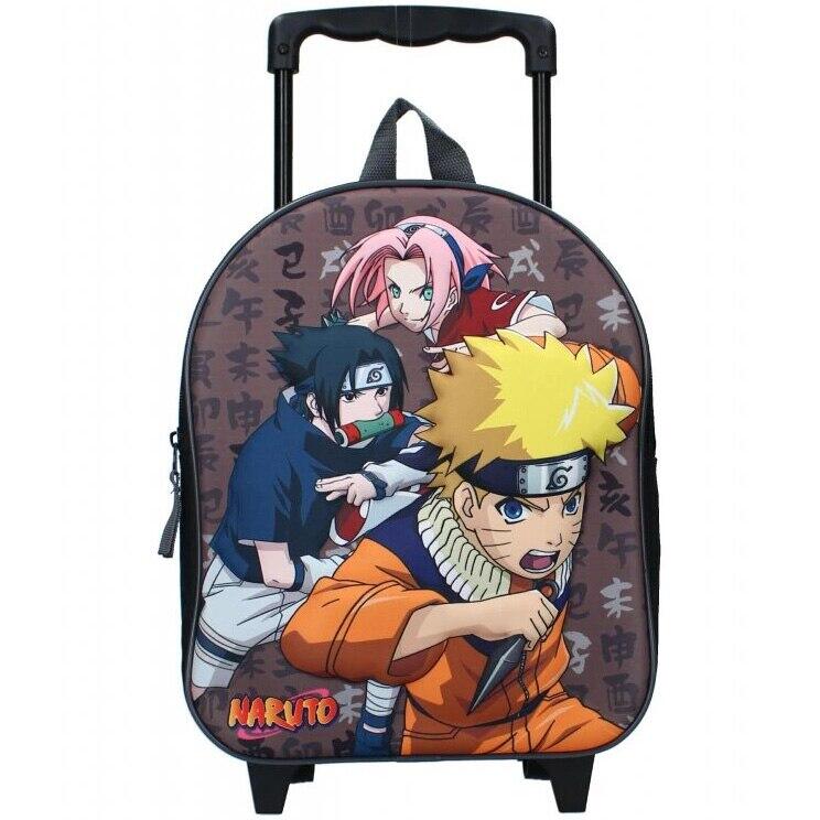 Rucsac tip troler, 3D, 1 compartiment, 32 x 26 x 11, Naruto