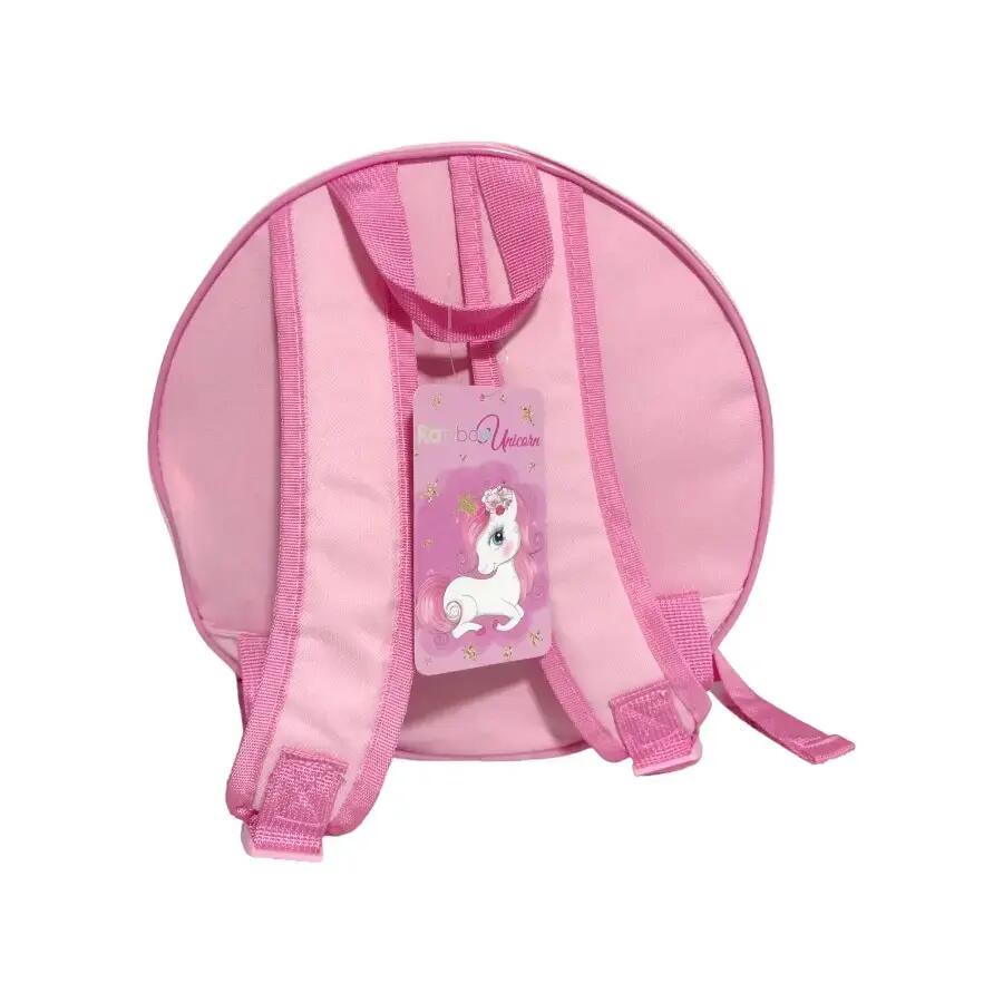 Rucsac, roz, 27x27x9cm, Unicorn 3/3