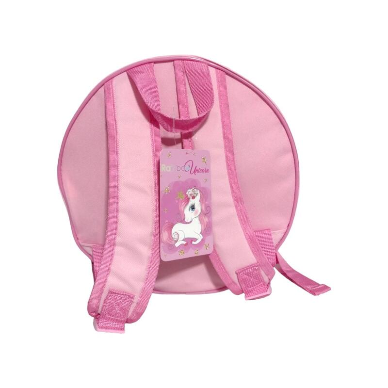 Rucsac, roz, 27x27x9cm, Unicorn