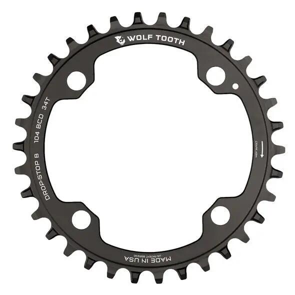 Plato, 104 BCD Drop Stop B - negro 3/4