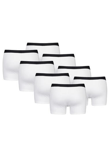 BOXERS 8 Pack Levi's Solid Herren Boxershorts Unterwäsche aus Bio-Baumwolle