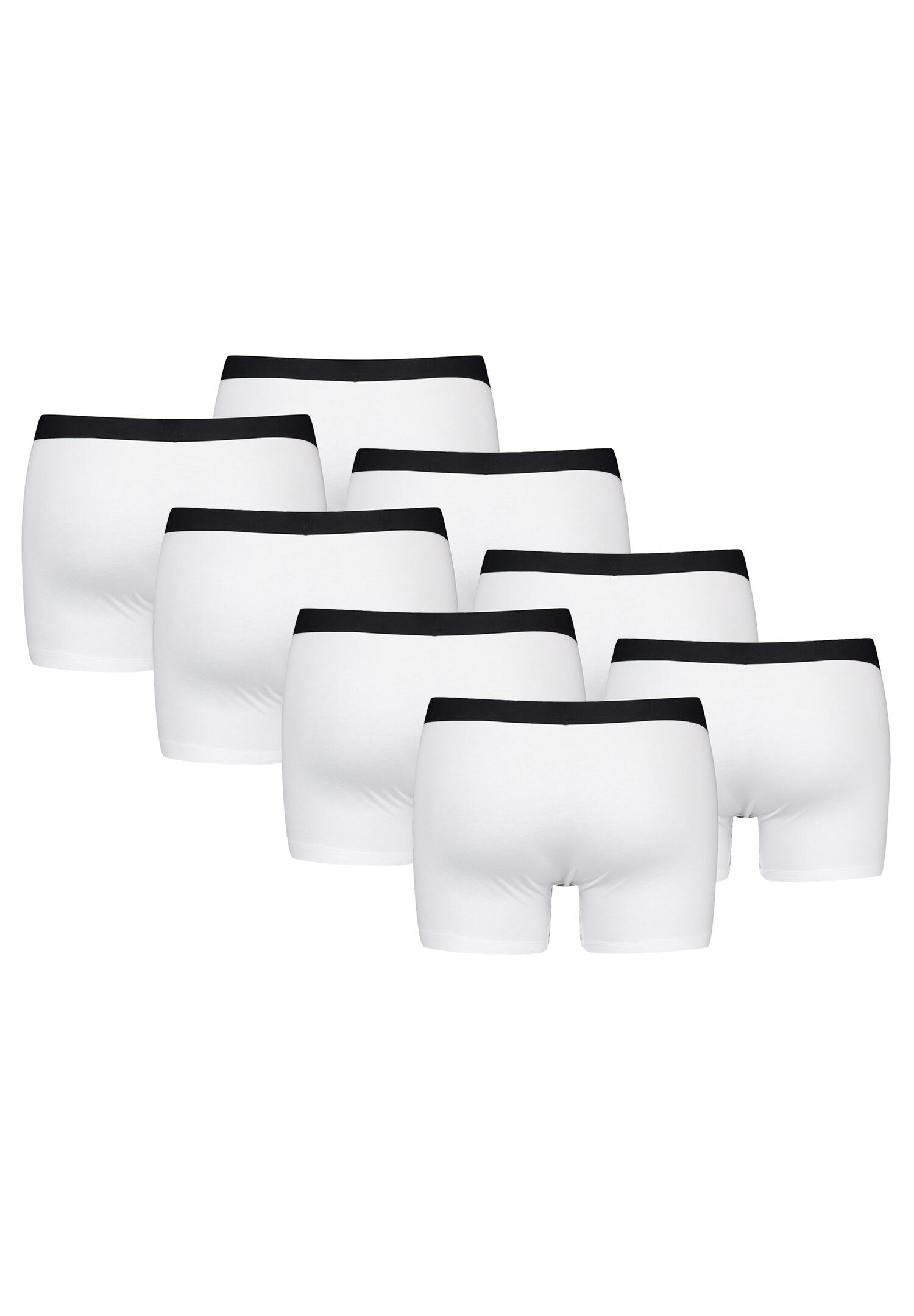 LEVI'S BOXERS 8 Pack Levi's Solid Herren Boxershorts Unterwäsche aus Bio-Baumwolle