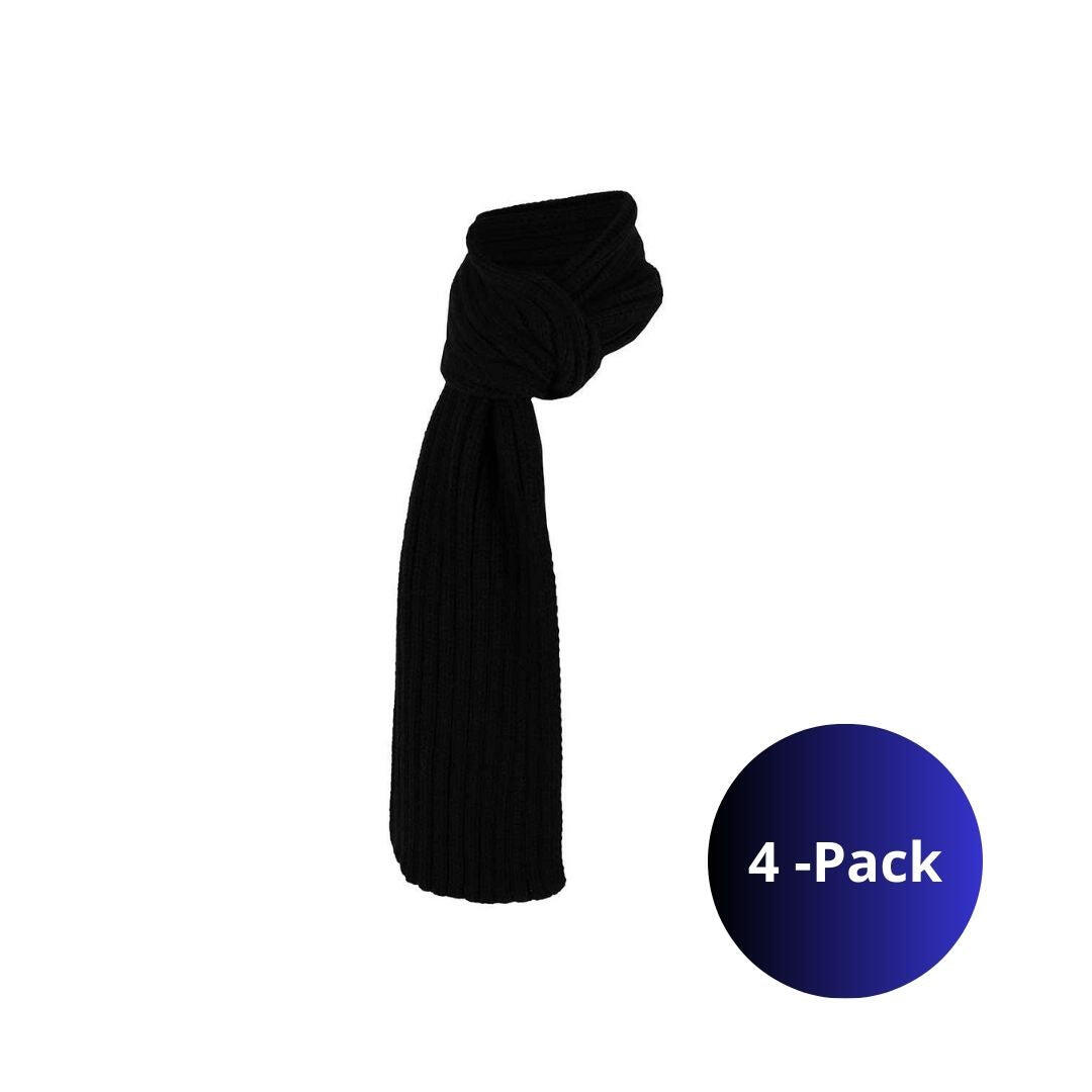 Gruby dzianinowy szalik narciarski męski - Moda - Opakowanie 4 sztuk - Jeden