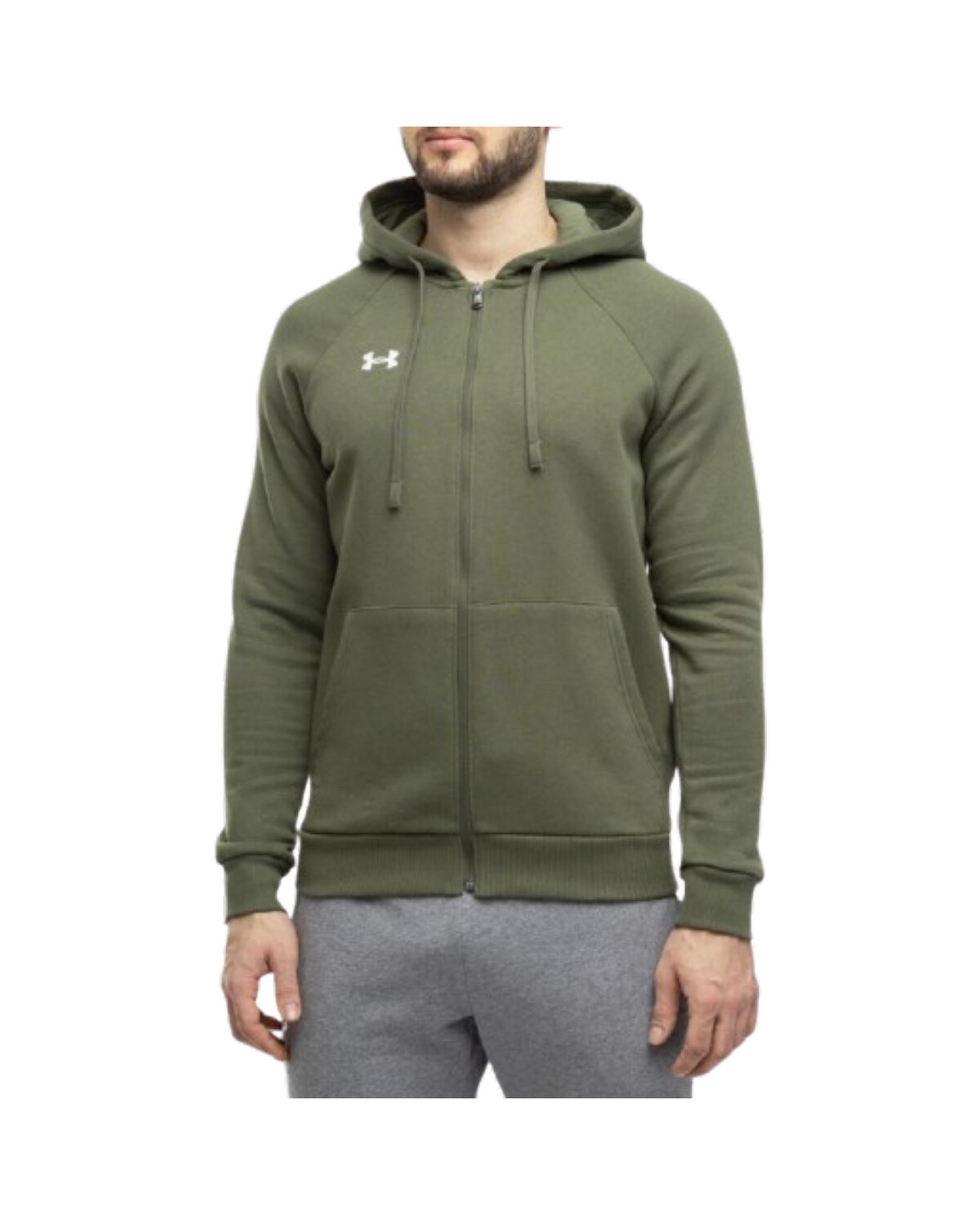 Under Armour Under Armour Rival Fleece Full Zip Hoodie for Men - Academy