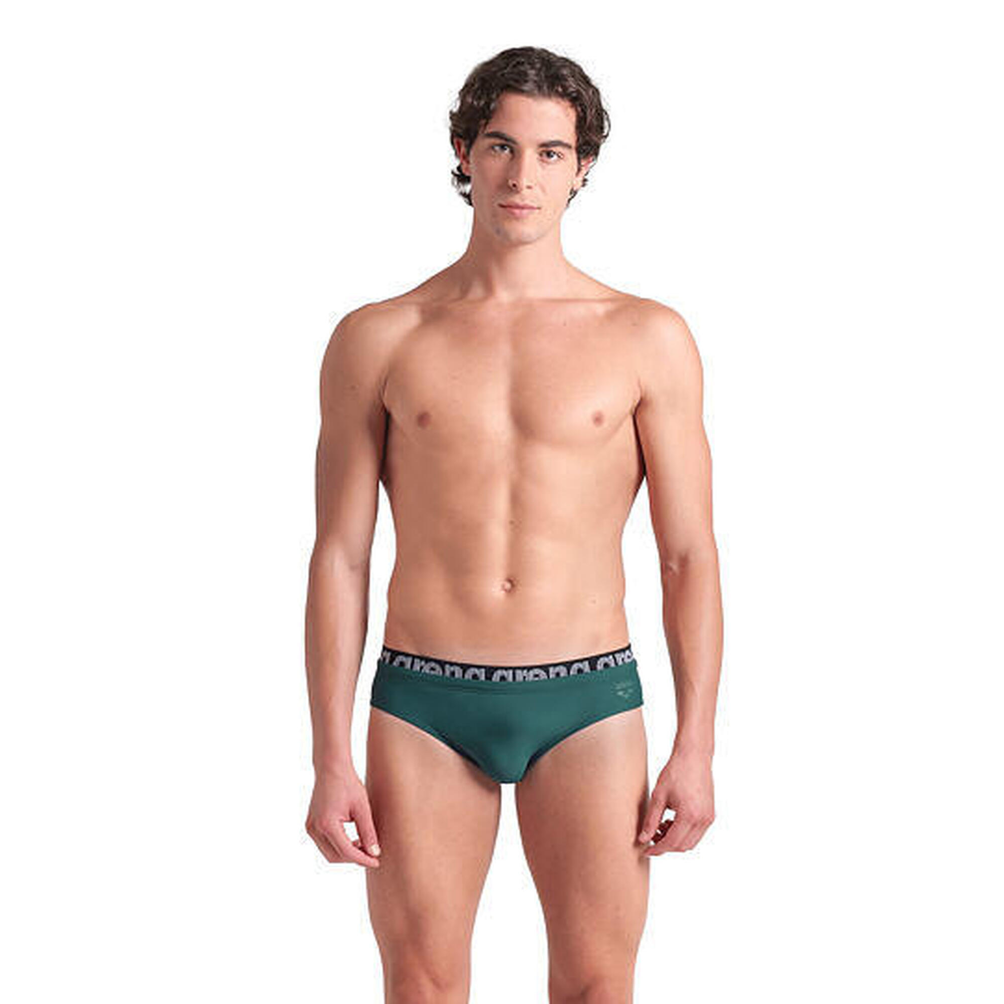 ARENA Pánské plavky arena Feel Elastic Logo Beach Swim Briefs