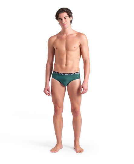 Pánské plavky arena Feel Elastic Logo Beach Swim Briefs 5/7