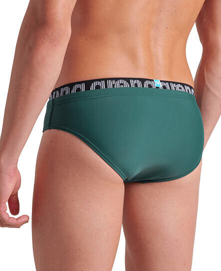Pánské plavky arena Feel Elastic Logo Beach Swim Briefs 4/7