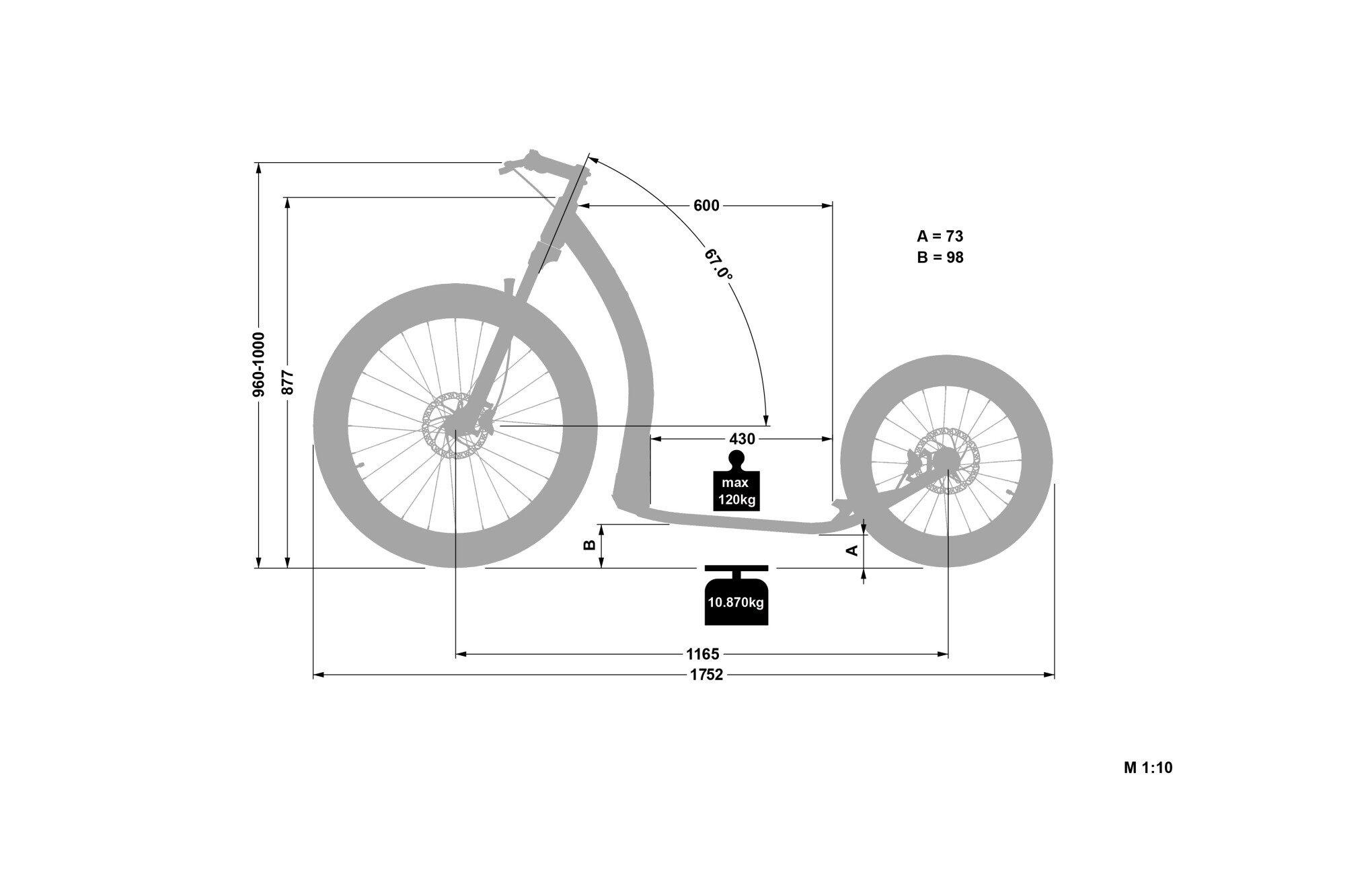 Crussis One Cross 6.2-1 Jaune trottinette 6/6